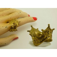 Кольцо из бронзы "Корона"