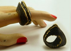 Кольцо из латуни с окисью